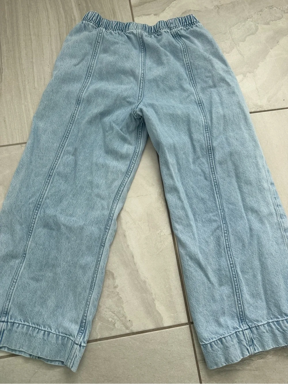 Kids denim elastic waist